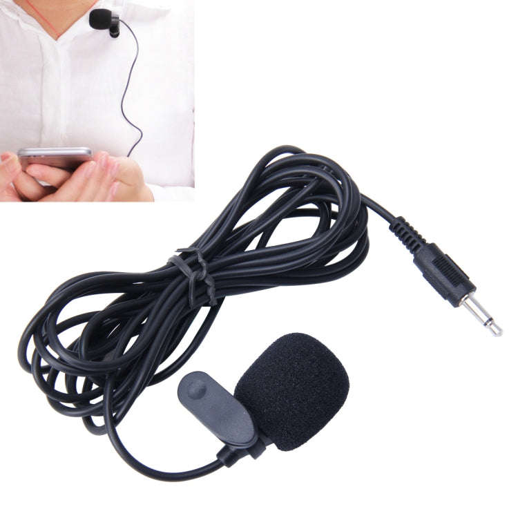 Car Audio Microphone 3.5mm Jack TS Plug Mono Mic Mini Wired External Clip Microphone Player for A...