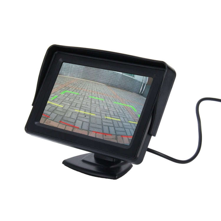 Universal 4.3 inch Car High Definition Monitor with Adjustable Angle Holder, Support Reverse Auto...