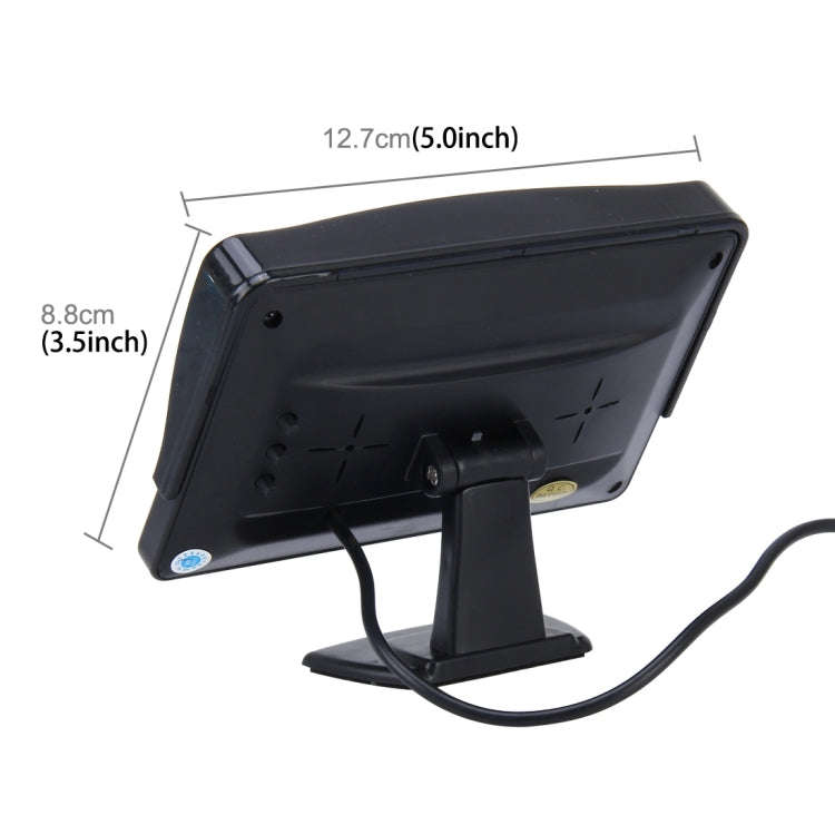 Universal 4.3 inch Car High Definition Monitor with Adjustable Angle Holder, Support Reverse Auto...