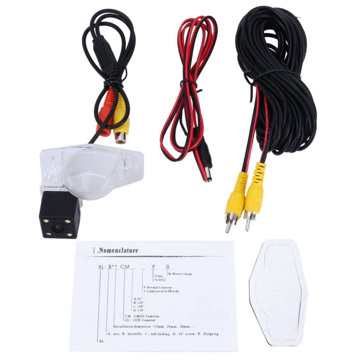 656x492 Effective Pixel NTSC 60HZ CMOS II Waterproof Car Rear View Backup Camera With 4 LED Lamps...