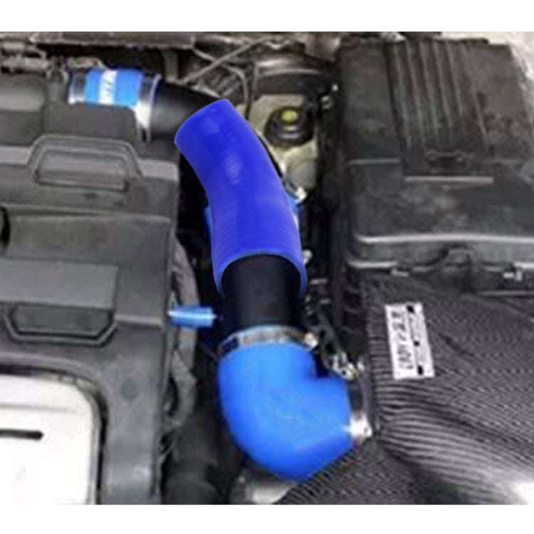 Universal 83-89mm 45 Degrees Car Constant Diameter Silicone Tube Elbow Air Intake Tube Silicone I...