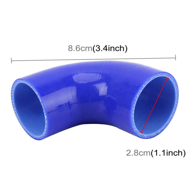 Universal Car Steam Tube Silicone Pipe Elbow 90 Degrees Reducer Hose Silicone Intake Connection T...