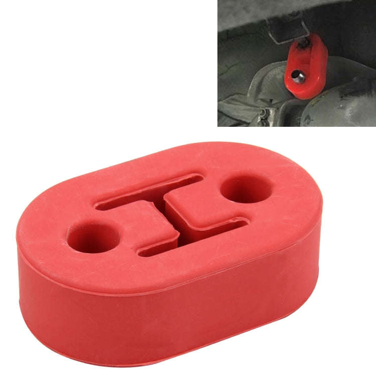 Universal Car Two Holes Adjustable Rubber Mounting Bracket Exhaust Tube Hanging Rubber Tube Car E...