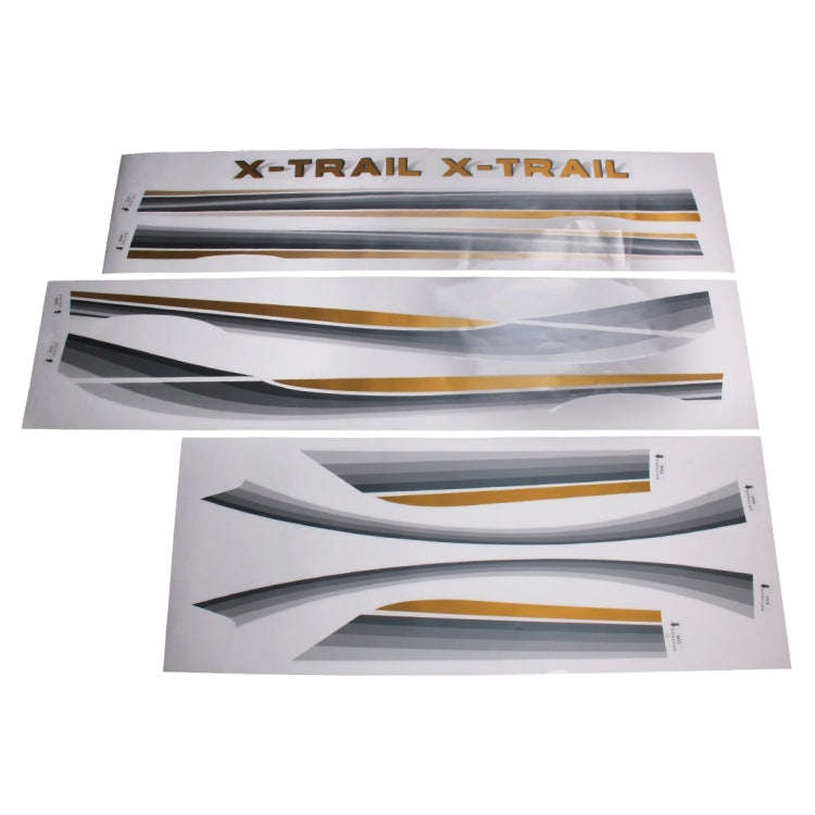 3 PCS SUV Body Decorative Strip Brand Car Streamline Shining Sticker For Honda CRV Nissarl X-Trai...