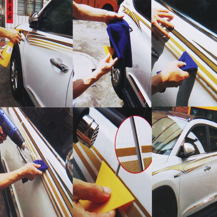 3 PCS SUV Body Decorative Strip Brand Car Streamline Shining Sticker For Honda CRV Nissarl X-Trai...