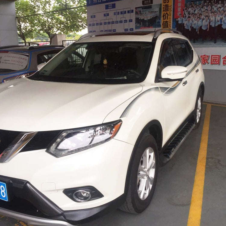 3 PCS SUV Body Decorative Strip Brand Car Streamline Shining Sticker For Honda CRV Nissarl X-Trai...