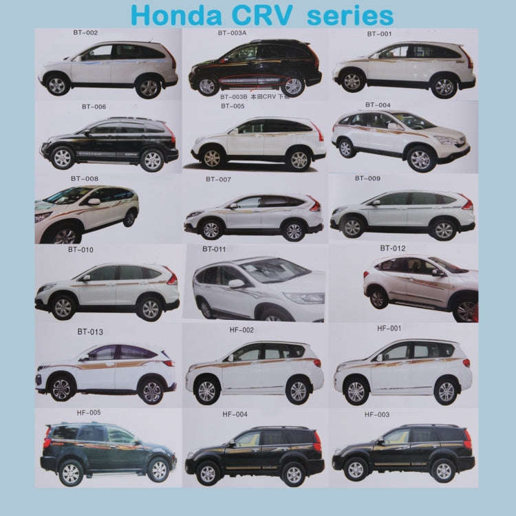 3 PCS SUV Body Decorative Strip Brand Car Streamline Shining Sticker For Honda CRV Nissarl X-Trai...