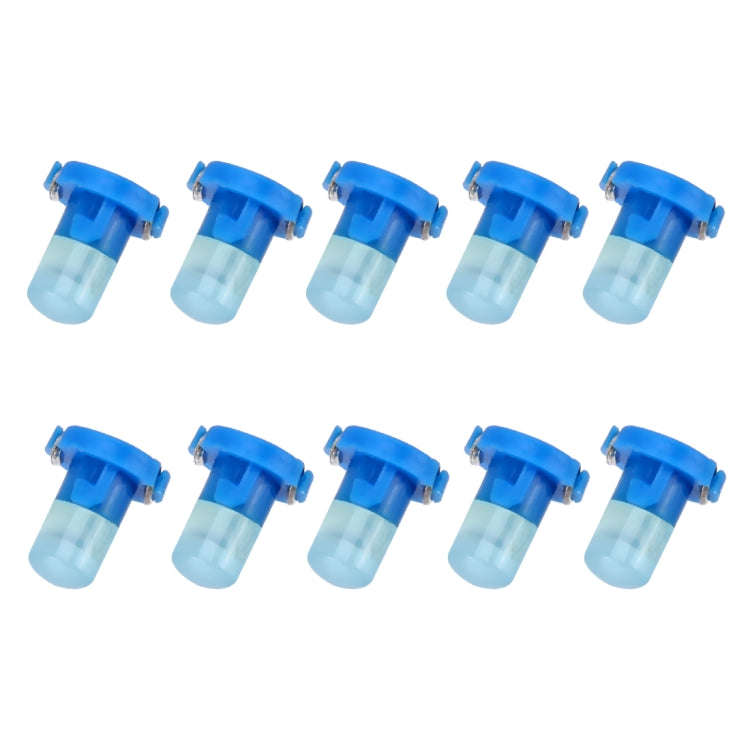 10 PCS 2W T3 Wedge Instrument Panel LED Light Dashboard Gauge Cluster Indicator Lamp Bulb(Blue Li...