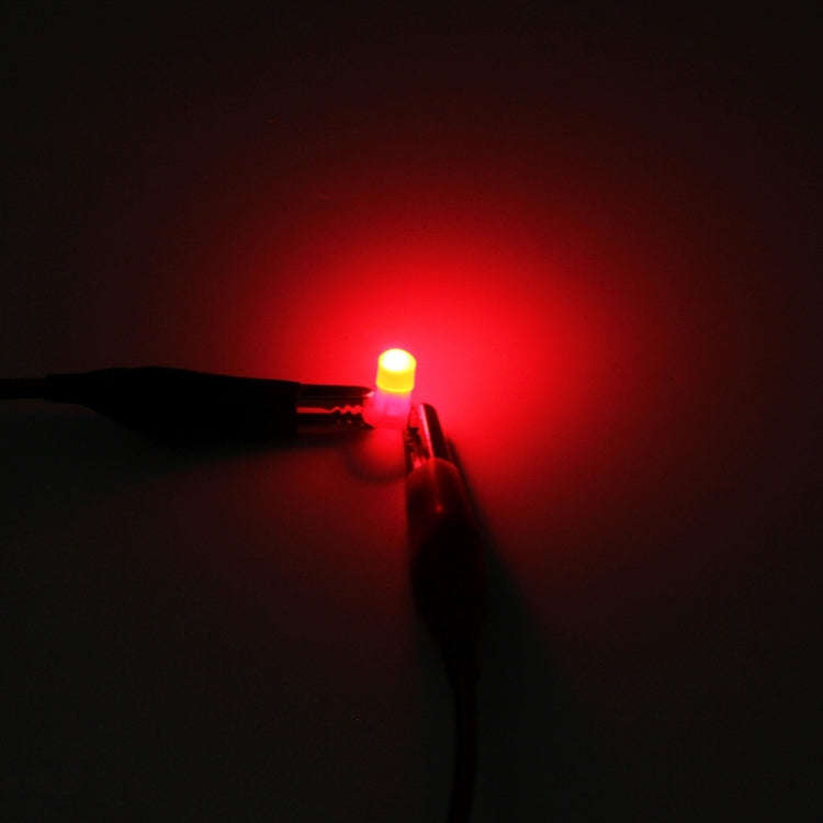10PCS 2W T3 Wedge Instrument Panel LED Light Dashboard Gauge Cluster Indicator Lamp Bulb(Red Light)