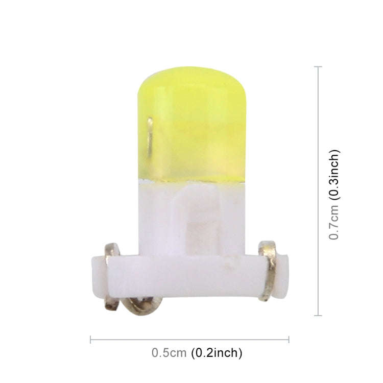 10 PCS 2W T3 Wedge Instrument Panel LED Light Dashboard Gauge Cluster Indicator Lamp Bulb(White L...