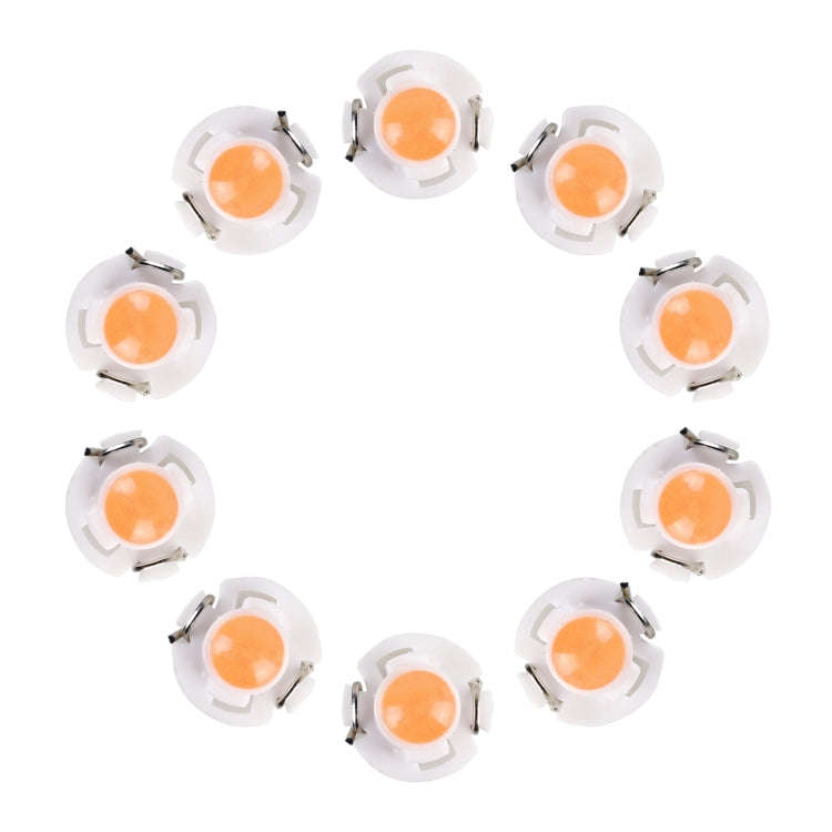 10PCS 2W T4.2 Wedge Instrument Panel LED Light Dashboard Gauge Cluster Indicator Lamp Bulb (Pink ...
