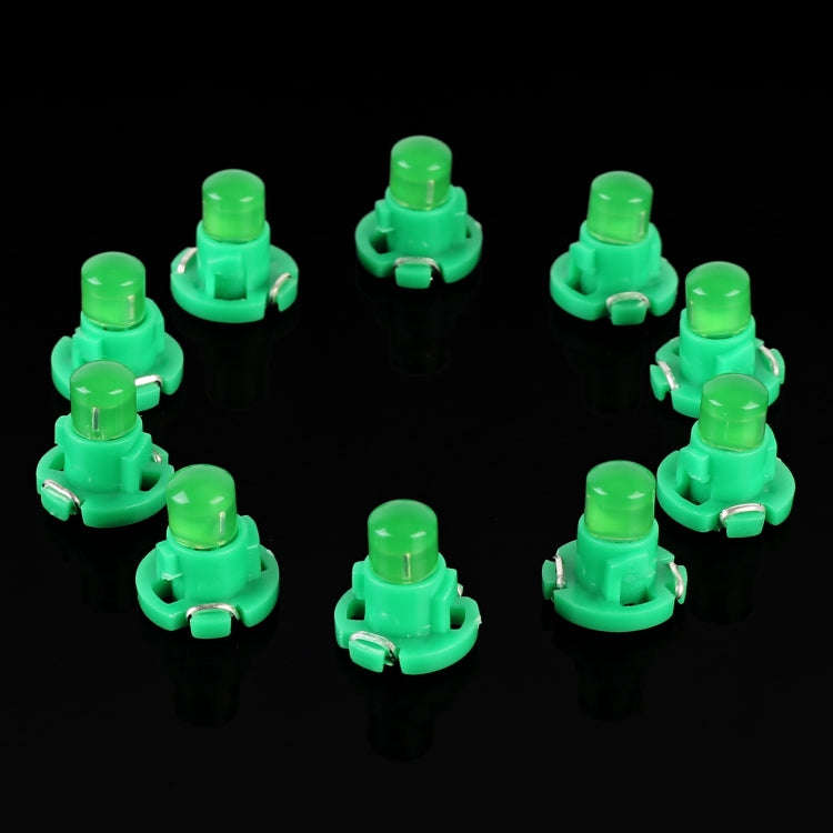 10PCS 2W T4.2 Wedge Instrument Panel LED Light Dashboard Gauge Cluster Indicator Lamp Bulb(Green ...