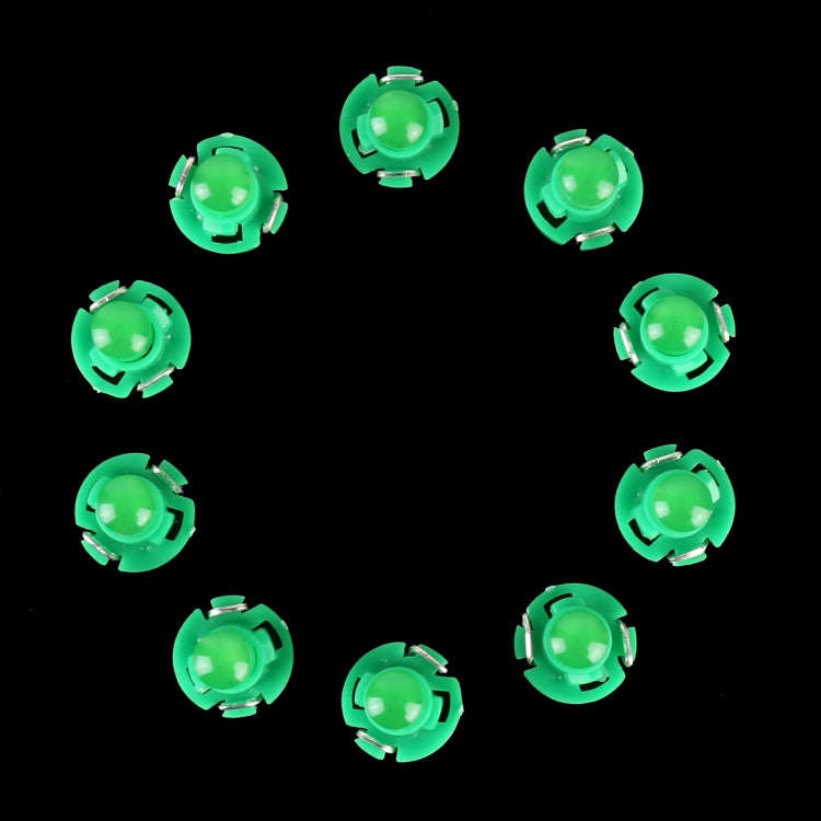 10PCS 2W T4.2 Wedge Instrument Panel LED Light Dashboard Gauge Cluster Indicator Lamp Bulb(Green ...