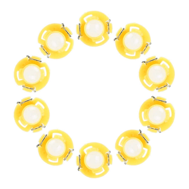 10PCS 2W T4.2 Wedge Instrument Panel LED Light Dashboard Gauge Cluster Indicator Lamp Bulb(Yellow...