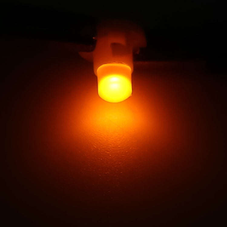 10PCS 2W T4.2 Wedge Instrument Panel LED Light Dashboard Gauge Cluster Indicator Lamp Bulb(Yellow...