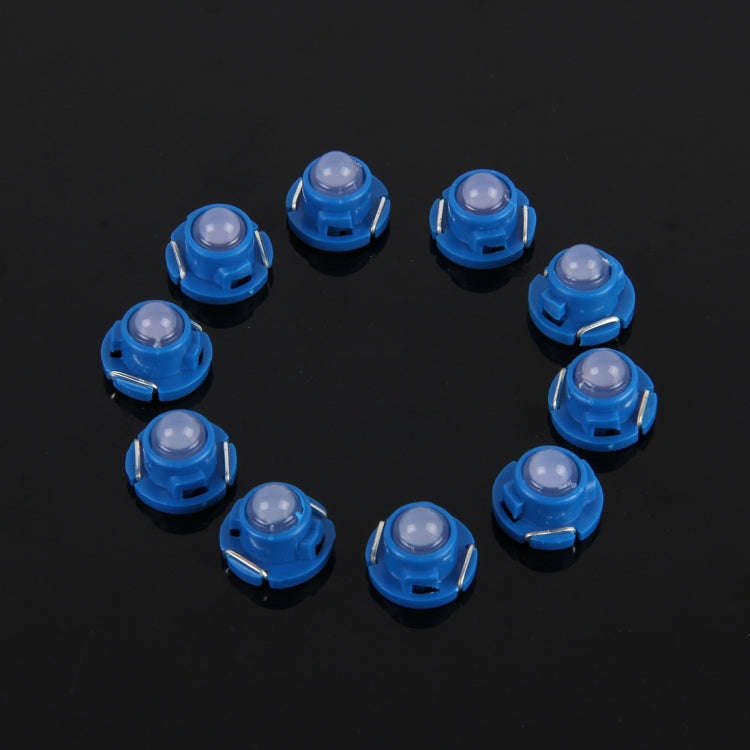 10PCS 2W T4.7 Wedge Instrument Panel LED Light Dashboard Gauge Cluster Indicator Lamp Bulb (Blue ...