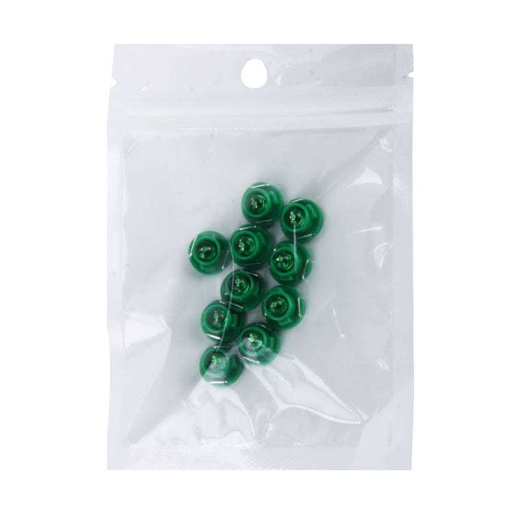 10PCS 2W T4.7 Wedge Instrument Panel LED Light Dashboard Gauge Cluster Indicator Lamp Bulb (Green...