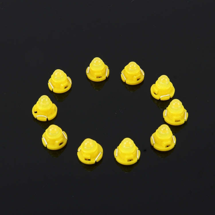 10PCS 2W T4.7 Wedge Instrument Panel LED Light Dashboard Gauge Cluster Indicator Lamp Bulb (Yello...