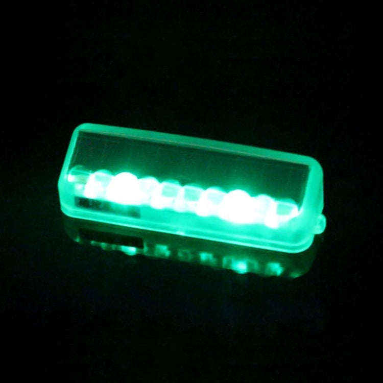 Car Styling Solar Warning Flash LED Anti-collision Decorative Light(Colorful Light)