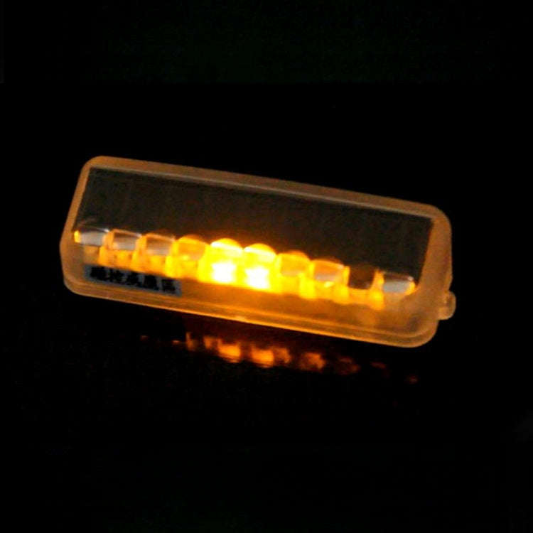Car Styling Solar Warning Flash LED Anti-collision Decorative Light(Colorful Light)