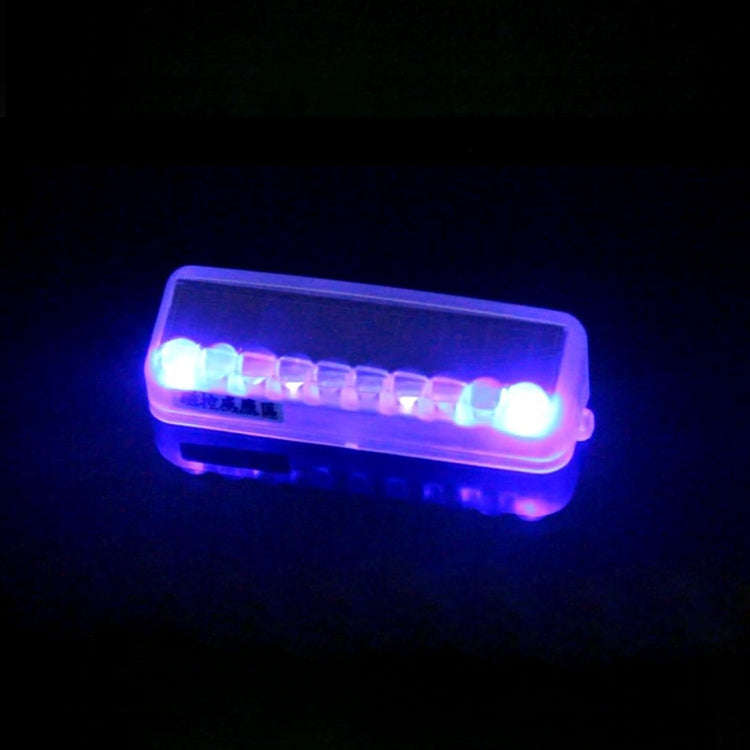 Car Styling Solar Warning Flash LED Anti-collision Decorative Light(Colorful Light)