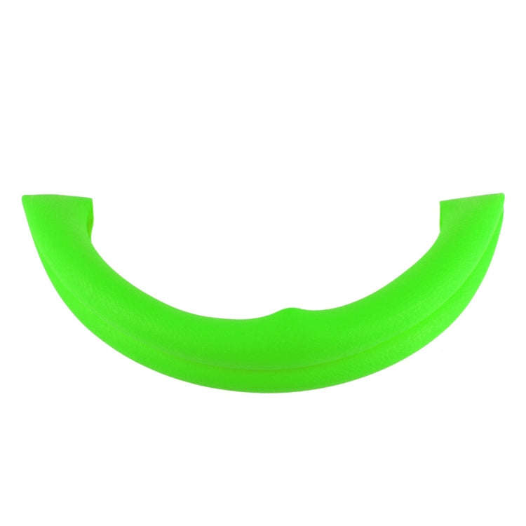 Crocodile Texture Universal Rubber Car Steering Wheel Cover For 34-48cm Wheel (Light Green)