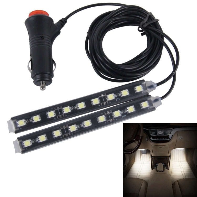 2 in 1 4.5W 18 SMD-5050-LEDs RGB Car Interior Floor Decoration Atmosphere Neon Light Lamp, DC 12V...