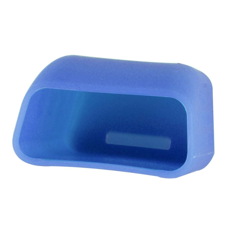 Safe Rubber Car Seat Belt Clips Locking Buckles Protective Cover(Blue)