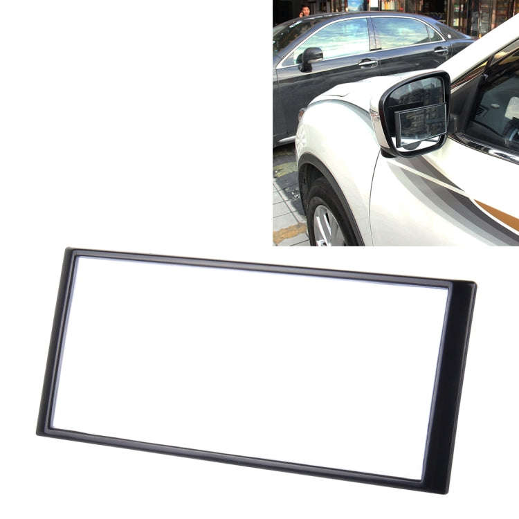 3R-145 Car Blind Spot Rear View Wide Angle Mirror, Size: 14.5cm × 6.3cm(Black)