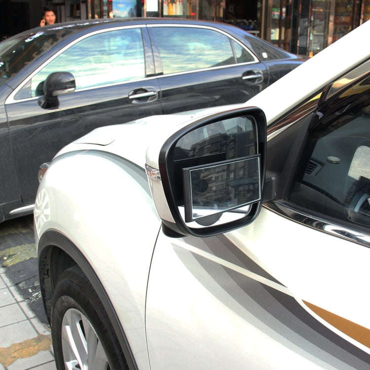 3R-145 Car Blind Spot Rear View Wide Angle Mirror, Size: 14.5cm × 6.3cm(Black)
