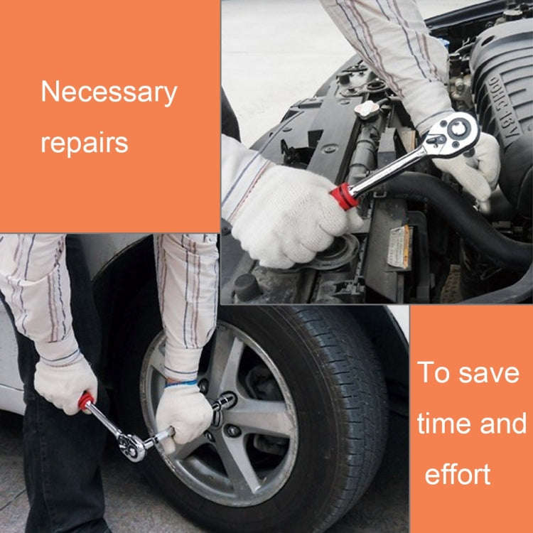 AIWA 40 PCS Automobile Motorcycle Tool Box Set Socket Wrench Sleeve Suit Hardware Auto Car Repair...