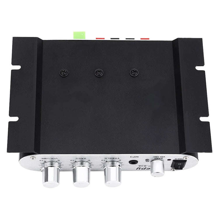Car 2.1CH HIFI Subwoofer Amplifier Audio, Support MP3(Black)