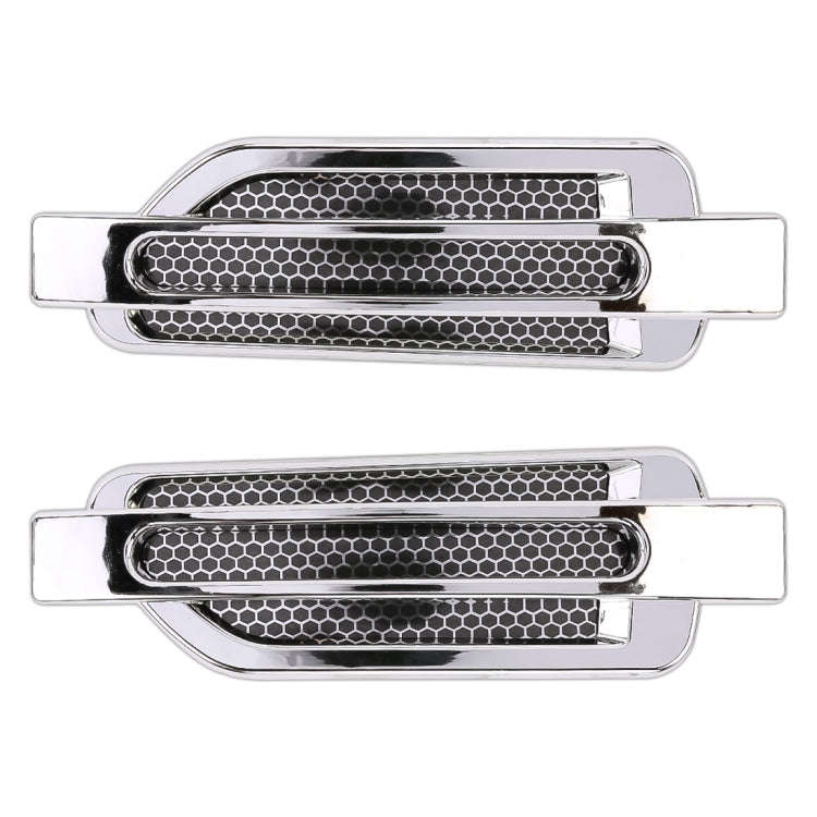 2 PCS Car-Styling Random Decorative Sticker(Silver)