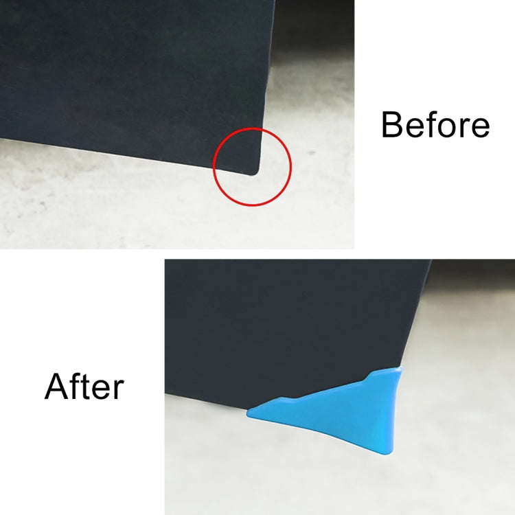 Universal Car Body Silicone Anti-collision Sticker Door corner Protector(Blue)