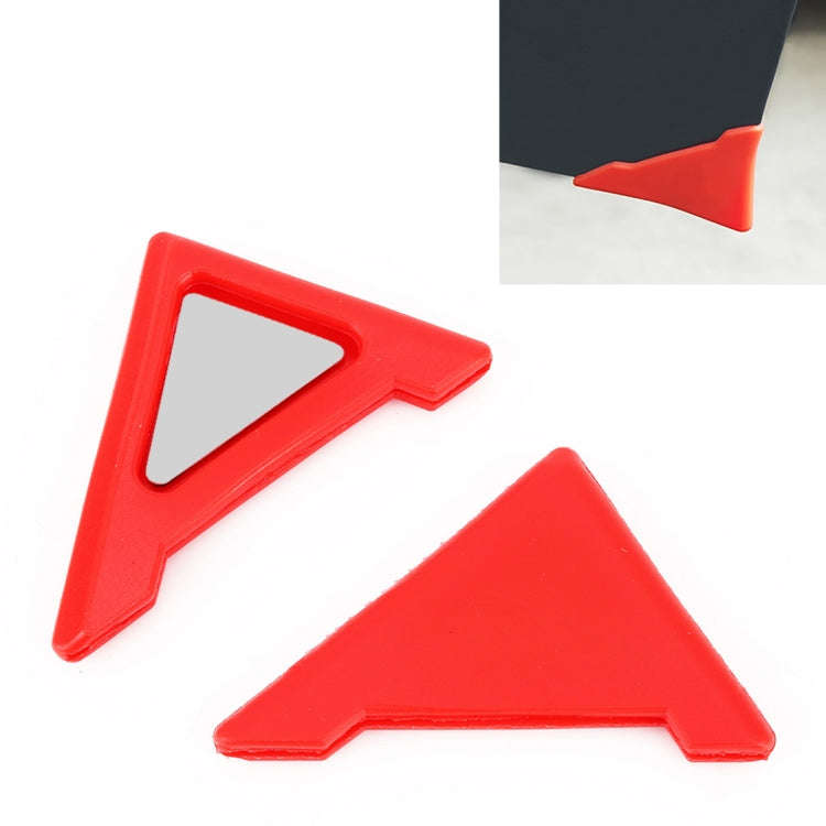Universal Car Body Silicone Anti-collision Sticker Door corner Protector(Red)