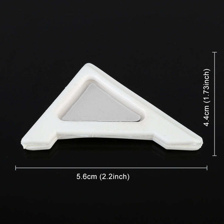 Universal Car Body Silicone Anti-collision Sticker Door corner Protector(White)