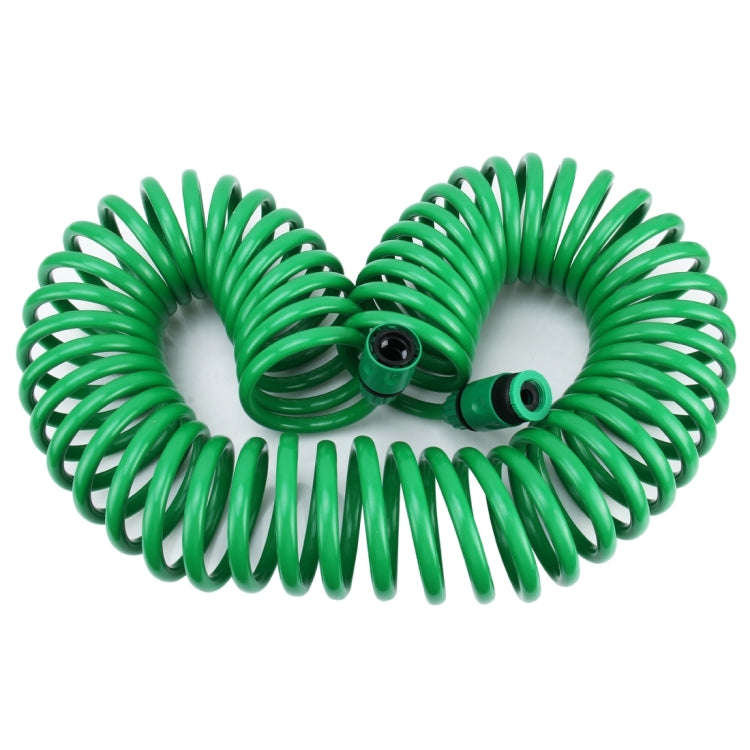Garden Watering Series Spring Tube Hose Telescopic Spiral Pipe with Water Connector Adaptor and C...