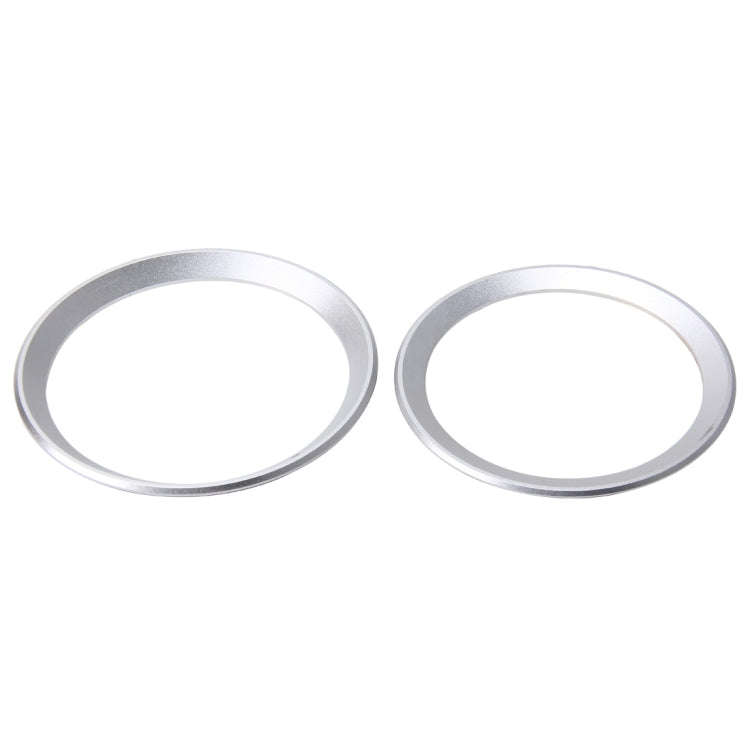 2 PCS/Set Zinc Alloy Steering Wheel Decoration Ring Sticker Logo Car Styling Modification Car Fro...