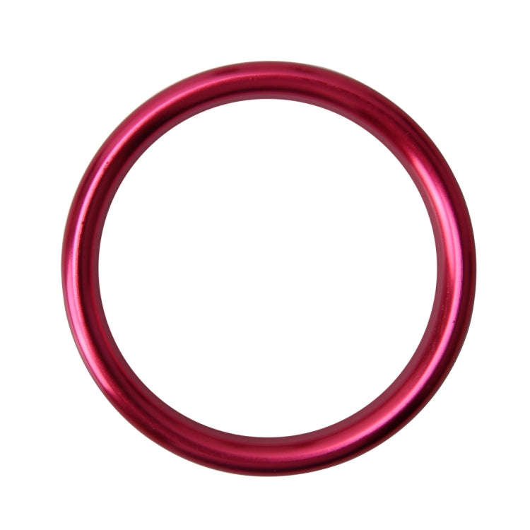 4 PCS Car Outlet Decorative Rings Aluminum Alloy Air Outlet Chrome Trim Ring Car Dashboard  Air V...
