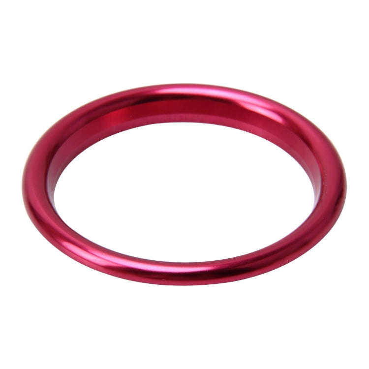 4 PCS Car Outlet Decorative Rings Aluminum Alloy Air Outlet Chrome Trim Ring Car Dashboard  Air V...