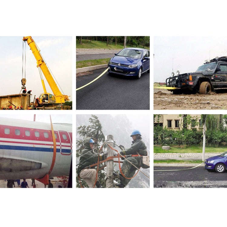 5m x 5cm 8 Tons Towing 2 Tons Lifting High Strength Heavy Duty Vehicle Lifting Towing Pull Strap ...