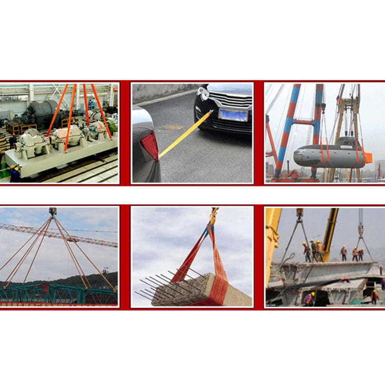 5m x 5cm 8 Tons Towing 2 Tons Lifting High Strength Heavy Duty Vehicle Lifting Towing Pull Strap ...