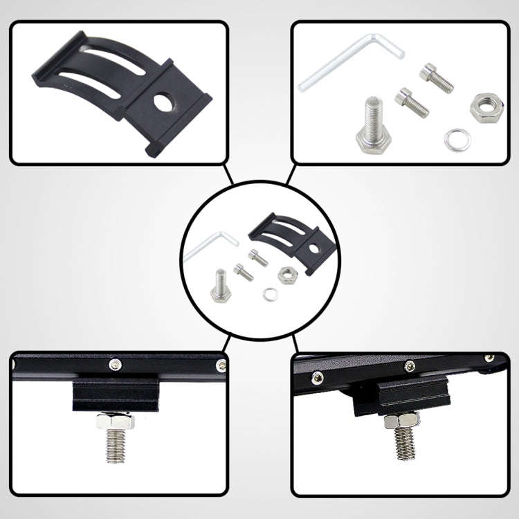 5 inch 18W 24 LED Waterproof IP67 Two Bar Modified Off-road Lights Spotlight Light Car Work Light...