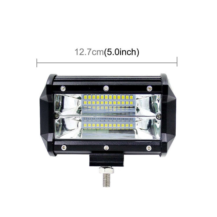 5 inch 18W 24 LED Waterproof IP67 Two Bar Modified Off-road Lights Spotlight Light Car Work Light...