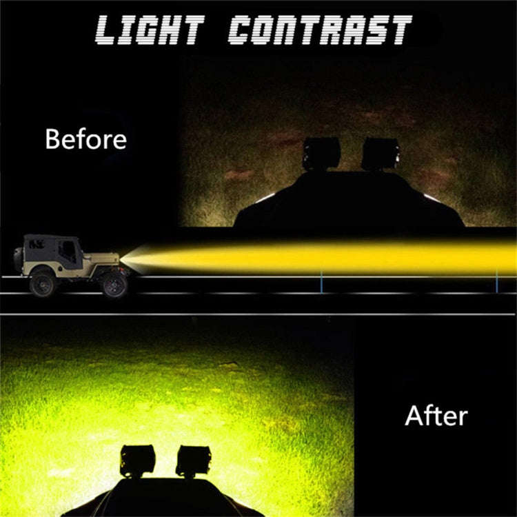 5 inch 18W 24 LED Waterproof IP67 Two Bar Modified Off-road Lights Spotlight Light Car Work Light...