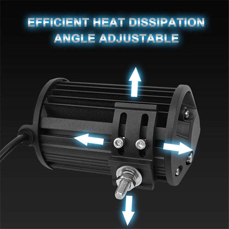 5 inch 18W 24 LED Waterproof IP67 Two Bar Modified Off-road Lights Spotlight Light Car Work Light...