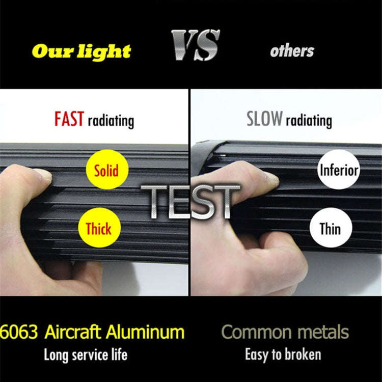 5 inch 18W 24 LED Waterproof IP67 Two Bar Modified Off-road Lights Spotlight Light Car Work Light...