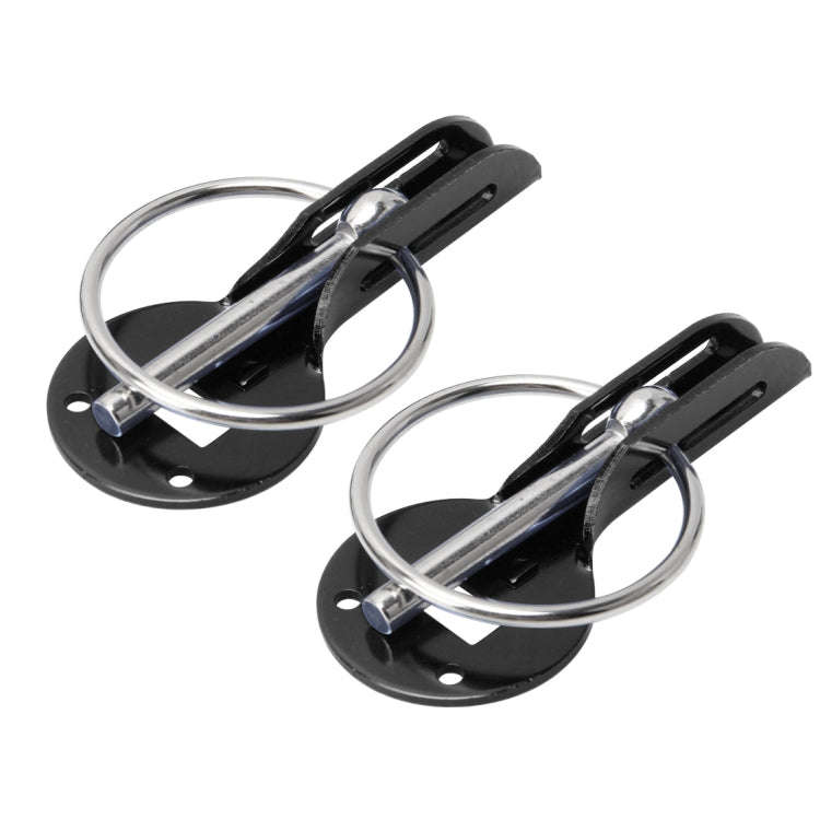 A Pair Universal Automobile Engine Cover Lock Carbon Fiber Hood Lock Car Modification Cover Lock ...