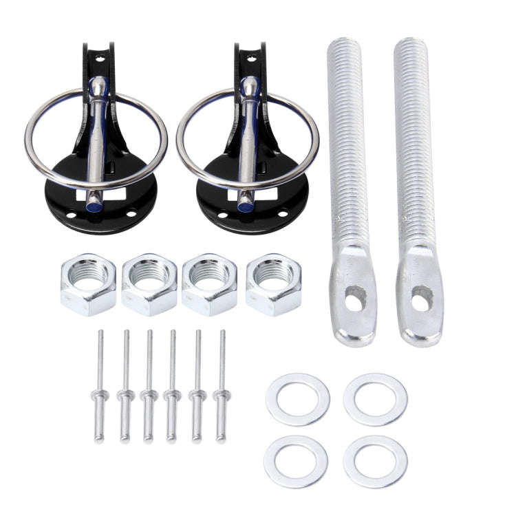 A Pair Universal Automobile Engine Cover Lock Carbon Fiber Hood Lock Car Modification Cover Lock ...