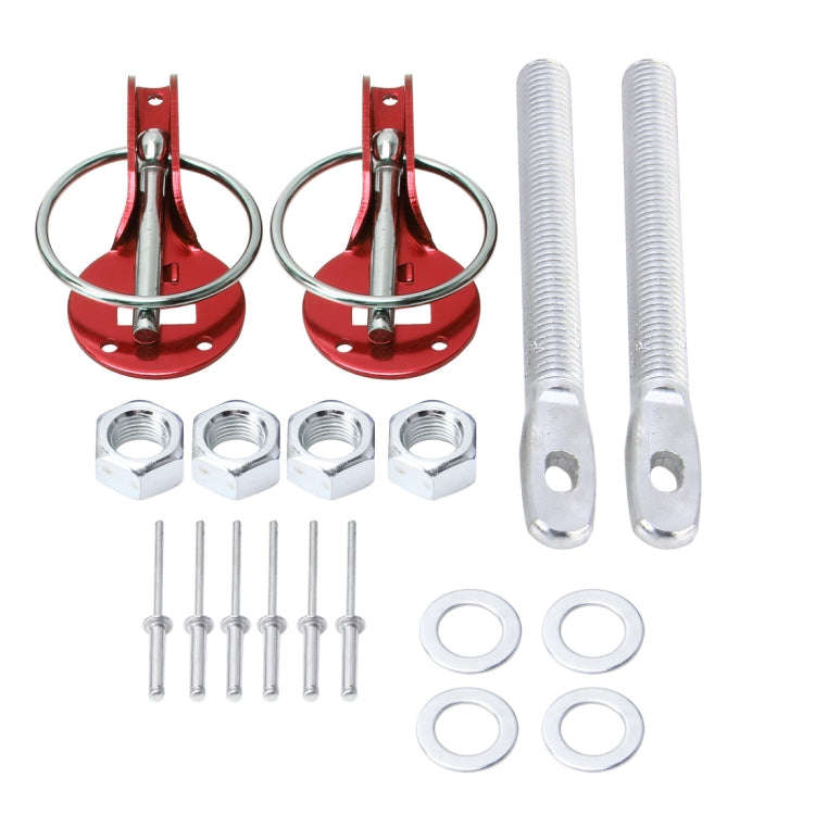 A Pair Universal Automobile Engine Cover Lock Carbon Fiber Hood Lock Car Modification Cover Lock ...